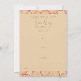 Convites Doce Blisa dos Citros: Um Novo Começo