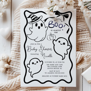 Convites Doce Chá de fraldas de Boo