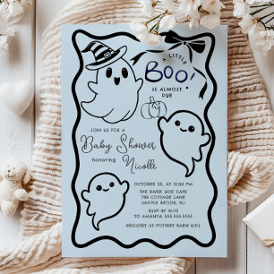 Convites Doce Chá de fraldas de Boo