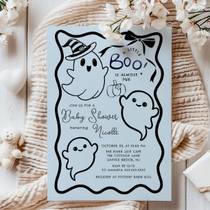 Convites Doce Chá de fraldas de Boo