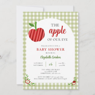 Convites Doce Chuvinha de Amor - Baby Shower Xadrez Doce
