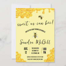 Doce como a Abelha! Abelha de mel, Chá de fraldas