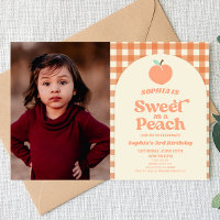 Doce Como Uma Festa de aniversário De Fruta De Pês