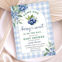 Doce de Mirtilo Baby Shower Menino