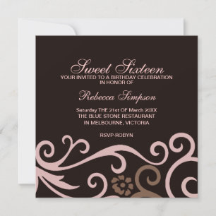 Convites Doce, Dezesseis Castanhos e Cremes, Aniversário