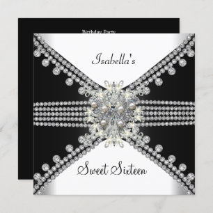 Convites Doce Dezesseis Doçosos 16 Borboletas Pretas