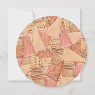 Convites Doce dezesseis dos cones do sorvete