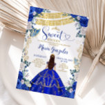 Convites Doce Dezesseis Festas de aniversário de Borboleta<br><div class="desc">Doce,  16.º Aniversário Dourado Real Mis Quince Anos,  16.º Aniversário.</div>