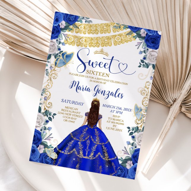 Convites Doce Dezesseis Festas de aniversário de Borboleta  (Criador carregado)