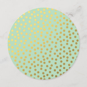 Convites Doce Dourado dezesseis dos pontos da hortelã