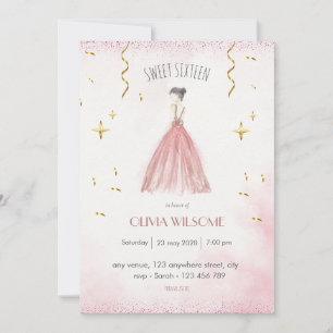 Convites Doce Elegante Sessenta Aniversário