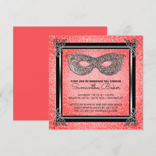 Convites Doce Festa de 16 Mascarada   Doce Sessenta Anivers