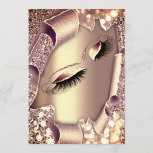 Convites Doce MAKEUP do ROSA do Chá de panela 16