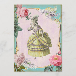 Convites Doce Marie Antoinette - RSVP /