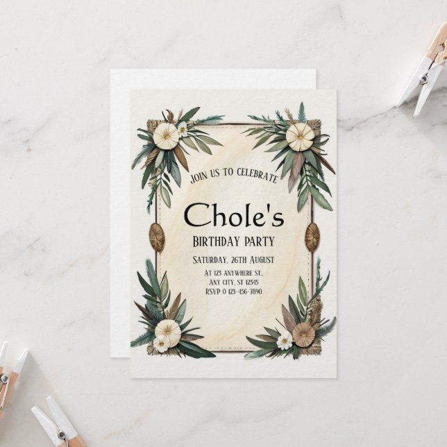 Convites Doce Memórias Balançam (Frente/Verso In Situ)