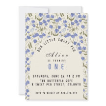 Doce Menininha de ervilha no primeiro aniversário