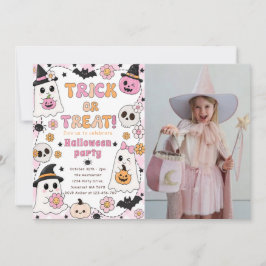 CONVITES DOCE OU TRAVESSURA CUTE HALLOWEEN