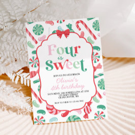 Convites Doce Quatro Aniversário é Doce 4º Aniversário