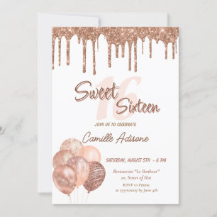 Convites Doce Sessenta e 16e Aniversário