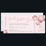 Convites Doce Tropical 16 Piscina de Luau Embarque<br><div class="desc">Doce 16 vozes havaianas de Luau Embaraçando Convite para um Tema Tropical ou Festa de aniversário de Piscina que transportará convidados em umas férias virtuais com um bilhete de avião tropical com viagem em lata-lata de ouro-lata e cinza-lata. Personalize todos os detalhes do modelo com a Ferramenta Design da Zazzle...</div>