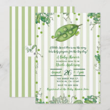 Doce Vagem Verde Listrada Baby Shower