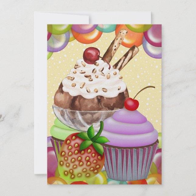 Convites Doces tentações - SRF (Frente)