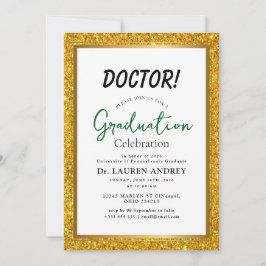 Convites Doctor Graduation Party Invitation