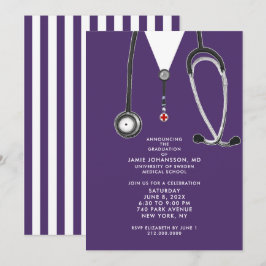 Convites Doctor Graduation Party Invitations