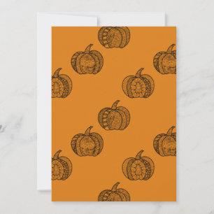 Convites Dodores de Halloween Boho mandala bombeiros outono