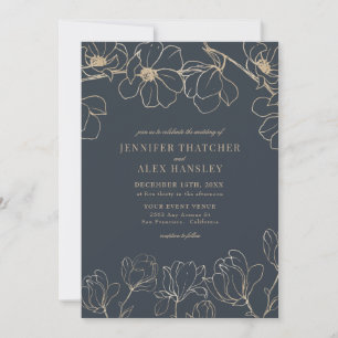 Convites Doenças do Casamento Simples E Elegante Moderno