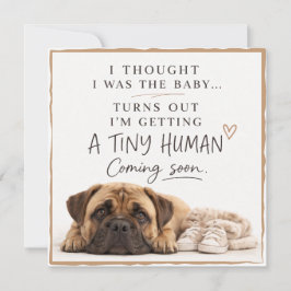 Convites Dog Pregnancy Announcement Card