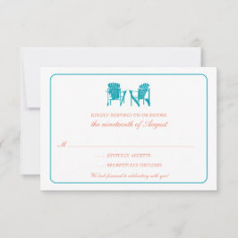 Convites Dois Adirondack Chairs RSVP
