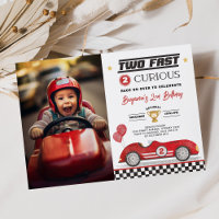 Dois Aniversário de Foto de Carro vintage Vermelho