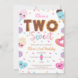 Convites Dois Bons Aniversário | ROSQUINHA SEGUNDO ANIVERSÁ