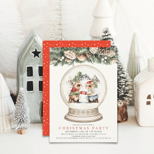 Convites Dois Camundongos Saúde Festa de Natal no Globo de