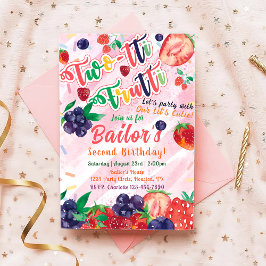 Convites Dois Doce | Aniversário do Partido Fruta