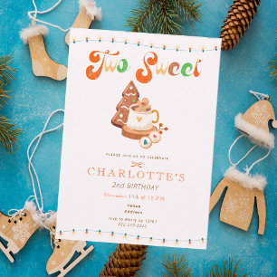 Convites Dois Doces Aniversário de Natal Biscoito Cacau Men