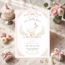 Dois Ganso Bobo Rosa Floral 2º Aniversário
