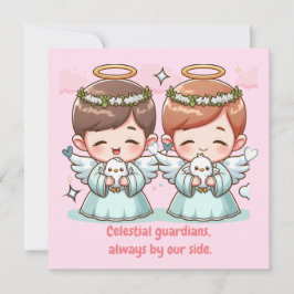 Convites Dois Guardiões Celestiais
