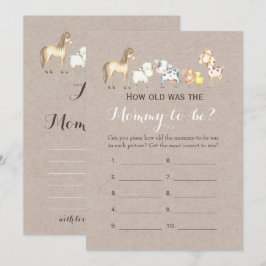 Convites Dois jogos de Chá de fraldas - Quão Antigos | Acon