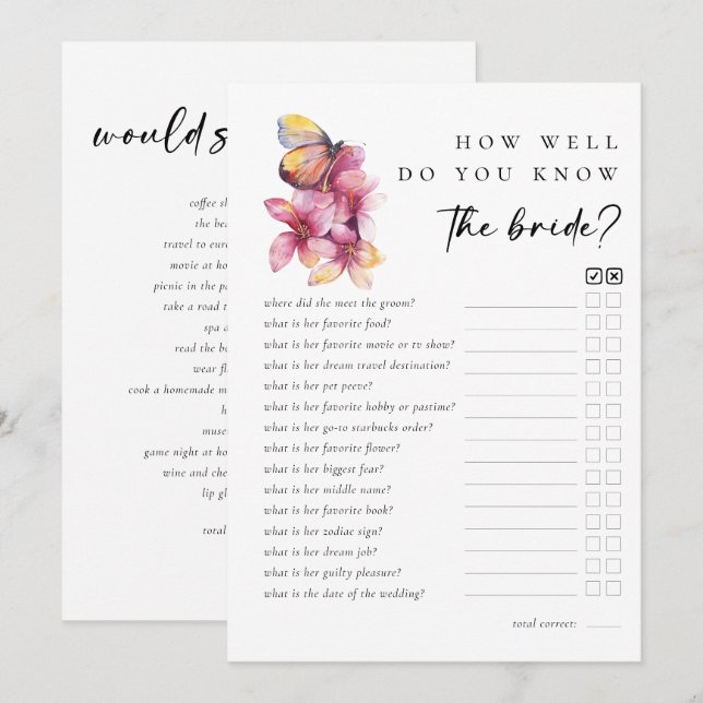 Convites Dois Lados Você Poderia Preferencialmente Jogos Ch (Frente/Verso)