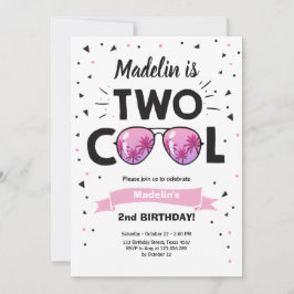 Convites Dois Legal Invento de segundo aniversário de Óculo