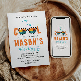 Convites Dois Legal segundos aniversários