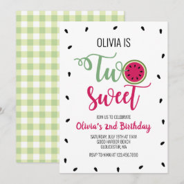 Convites Dois Melões Doces 2º Aniversário