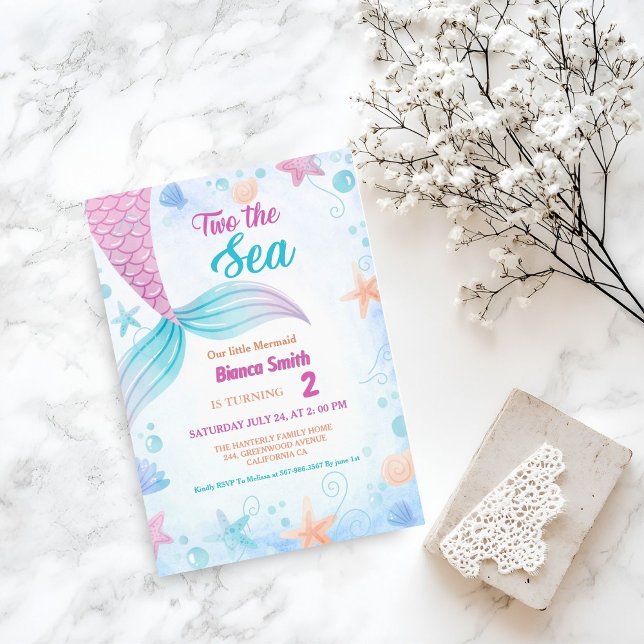 Convites Dois náuticos, Parte segundo aniversário do Mar (Criador carregado)