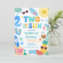 Dois no Sol Menino Tropical 2º Aniversário