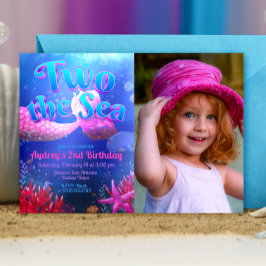 Convites Dois para o Mar com Paisagem Fotográfica