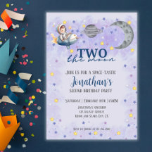 Dois Para o Menino Lua Foguete de Espaço 2º Aniver