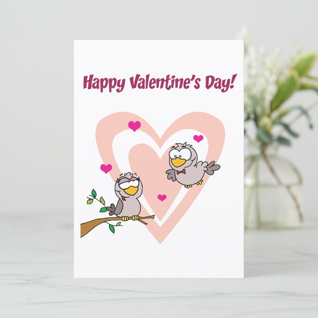 Convites Dois Pássaros de Amor (Criador carregado)