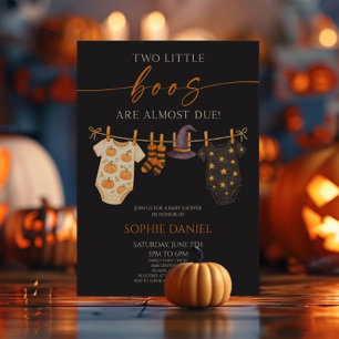 Convites Dois Pequenos Boos Estão Quase A Vir! Chá de frald